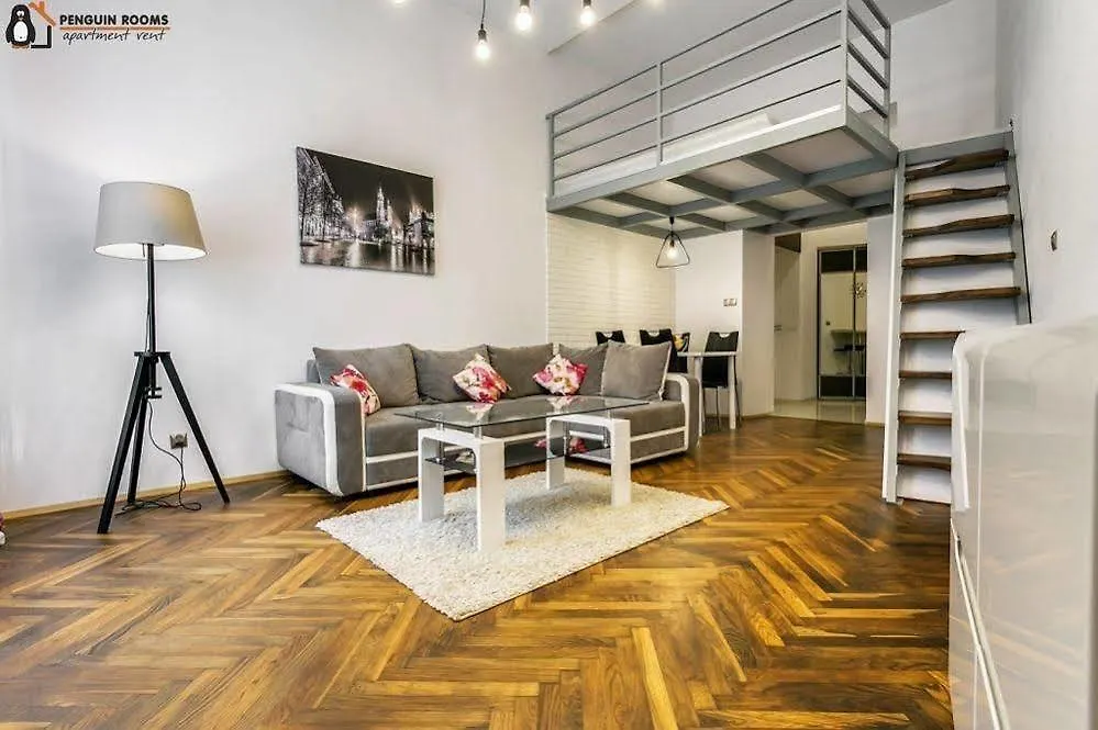 Daire Penguin Rooms - Kazimierz Krakow